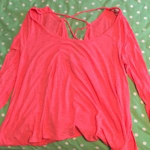 Bright Pink Shirt from American Eagle
